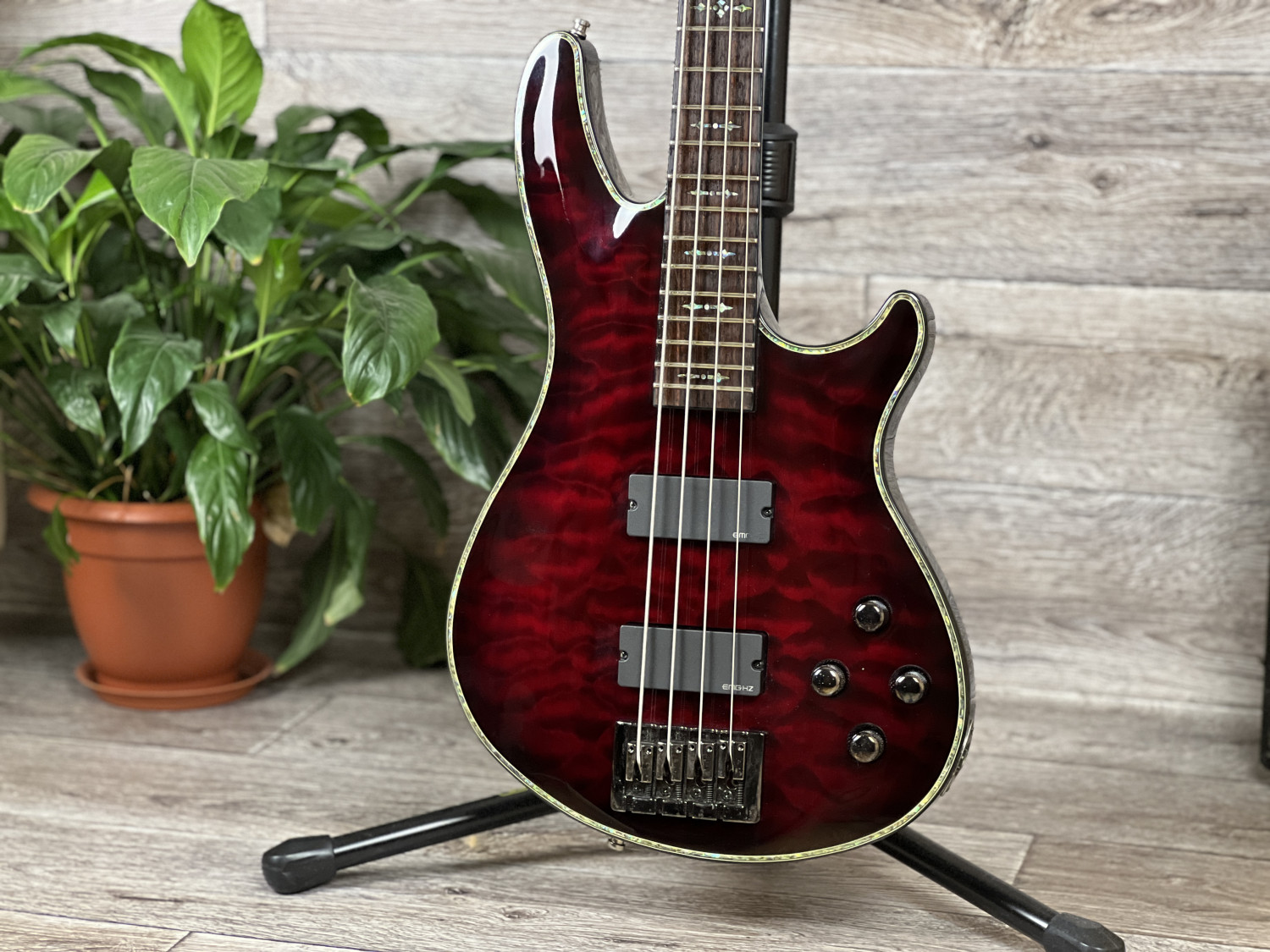 2011 Schecter Hellraiser-4 (AD-C4-HR) Black Cherry Korea